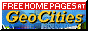 a button for geocities stating 'free home pages at geocities'