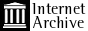 a button of the internet archive logo and name.